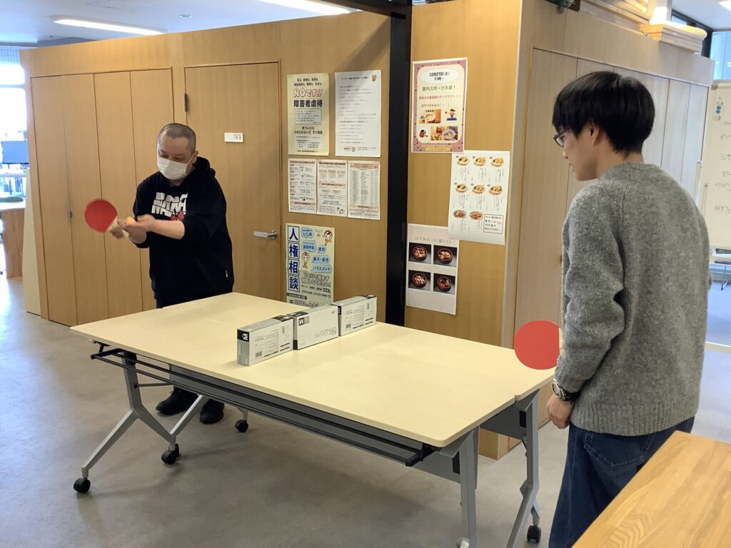 【室内スポーツ大会を開催しました！🏓】